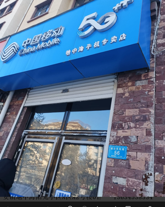 中国移动地中海手机专卖店的图标